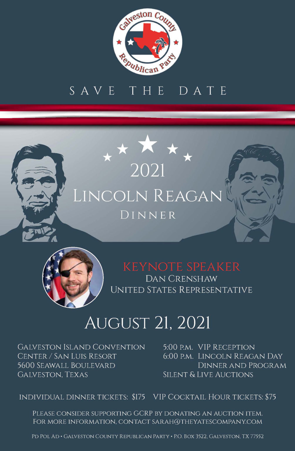 Lincoln Reagan Dinner Archives Galveston County Republican Party